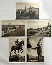 Venezia Italy Lot Of 5 Vintage Postcards Unused Unposted Split Back Sepia Toned picture