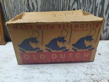 VNT Old Dutch Cleanser Seismotite Empty Carboard Box 19x13x10 Sunday Soapworks picture