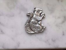 The one who always get his nuts 1 SQUIRREL PEWTER PIN ALL New picture