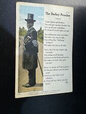 Circa 1905 Real Photo Postcard African American “The Darkey Preacher” picture