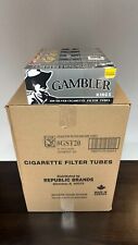 Gambler Silver King Size RYO Cigarette Tubes - Full Case (10000 Tubes) picture