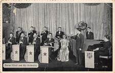 Baron Elliott & His Orchestra 1939 Postcard Signed on Back picture