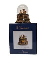 Fontanini Lighted Musical O Holy Night  Glitterdome Nativity Snow Globe w/Box picture