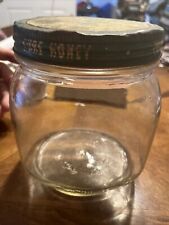Duraglas Vintage Glass Jar with Honey Lid Rare picture
