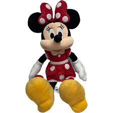 Minnie Mouse Plush Doll Disney Store Red Polka Dot Dress picture