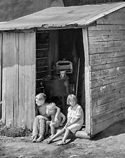 1940s DEPRESSION ERA KIDS 8.5 x 11 Photo picture