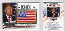 DONALD TRUMP DECISION 2022 UPDATE GOD BLESS AMERICA FLAG PATCH GBA45 picture