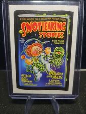 2022 GARBAGE PAIL KIDS BOOK WORMS WACKY PACKAGE PROSE WP-3 SNOTLEAKING STORIES  picture