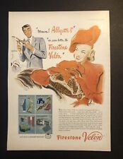 1950’s Firestone Velon Products Colored Magazine Ad picture