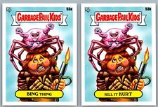 The Thing Russell Carpenter Garbage Pail Kids GPK Sci-Fi Movie Spoof 2 Card Set picture