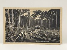 British Guiana Timber. Logging. Postcard. picture