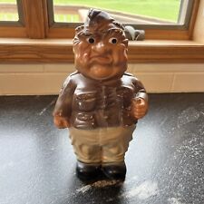 Vintage WWII Military Drill Sergeant Chalkware Bank picture