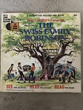 Vintage 1971 Walt Disney Presents The Swiss Family Robinson 33 1/3 Record & Book picture