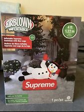 Supreme Large Inflatable Snowman FW22 Brand New Authentic Red In-Hand picture