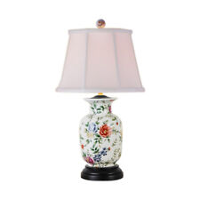 Beautiful Chinese Floral Motif Porcelain Vase Table Lamp 23