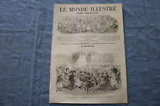 1867 MAY 4 LE MONDE ILLUSTRE MAGAZINE - 9, RUE DROUOT - FRENCH - NP 8446 picture