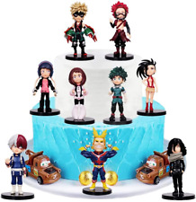 9Pcs My Hero Academia Anime Figure Toy ,Birthday Cake Topper Supplies picture