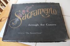 ANTIQUE VTG 1901 SACRAMENTO CA THROUGH THE CAMERA SOUVENIR BOOK picture