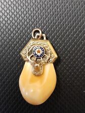 Vintage B.P.O.E. 14K gold Elk Tooth Pendent picture