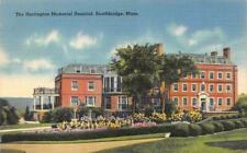 SOUTHBRIDGE, MA Massachusetts  HARRINGTON MEMORIAL HOSPITAL  1944 Postcard picture