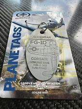 MotoArt Planetags Goodyear FG-1D Corsair Plane Skin Tag Completely SOLD OUT picture