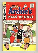 Archie's Pals 'n' Gals #10 VG 4.0 1959 picture