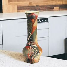 Unique Vintage Native American Style Pottery Bud Vase 5 1/2 Inches Tall Ceramic picture
