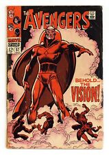 Avengers #57 GD/VG 3.0 1968 1st SA app. Vision picture