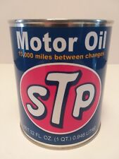 Vintage STP Motor Oil Can 1 qt. -(Reproduction Tin Collectible)  picture