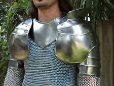 Medieval Gorget and Pauldron armor set hand made shoulder knight SCA & LARP picture