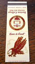 Vintage Matchbook: Boston College, Chestnut Hill, MA picture