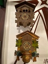 TWO Vintage GERMAN MUSICAL Cuckoo Clock CASES ONLY picture