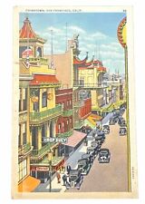 San Francisco California Chinatown, Antique Vintage Souvenir Postcard Chop Suey picture