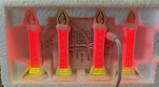 Dept 56 Brite Lites Lighted Village Accessory, Set of 4 Candles, 52674, NEW picture