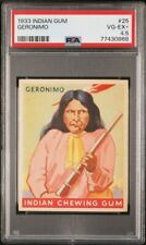 1933 Goudey Indian Gum #25 Geronimo Series 192 “More Cards” (PSA 4.5 VG/EX+) picture