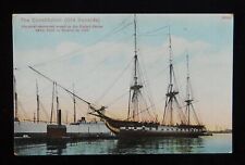 1900s The USS Constitution (Old Ironsides) Built in 1797 U.S. Navy Boston MA PC picture