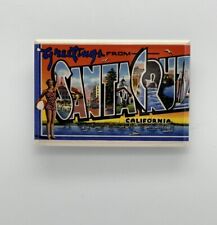 Santa Cruz California Vintage Postcard Souvenir Refrigerator Magnet picture