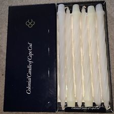 Renaissance Candles 12” Colonial Candles Of Cape Cod Off White picture