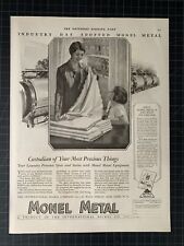 Vintage 1928 Monel Metal Print Ad picture