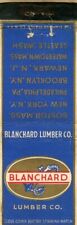 Blanchard Lumber Company, New York City Matchbook picture