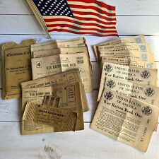 Vintage WWII War Ration Books Lot picture