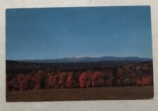 White Mountains Shoeing Snow-capped Mt. Wash, Maine. Postcard (S1) picture