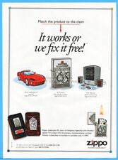 1997 Zippo Cigarette Lighter 65th Anniversary Commemorative Print Limited Ed Ad picture