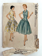McCall's  3226 Bust 32 Sleeveless Dress MCM Chic RARE Vintage Sewing Pattern picture