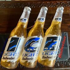 Vintage 1994 Budweiser Ice Light Draft Beer Lighted Sign Display picture