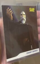 2008 Topps Star Wars Clone Wars Foil Parallel /205 Count Dooku #11 picture