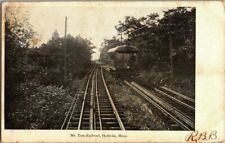 1906. MT. TOM RAILROAD, HOLYOKE, MASS. POSTCARD s14 picture