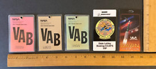 Original NASA (5) Item VAB Apollo / Rocket Launch Employee Access Badge Lot picture