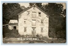 c1915 Old Stone Mill Building McDonough New York NY RPPC Photo Postcard picture
