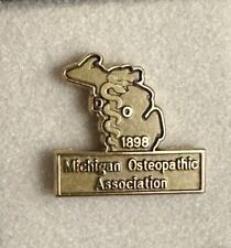 Michigan Osteopathic Pin 1898Medical Students Graduation Lapel Pin Medical Award picture